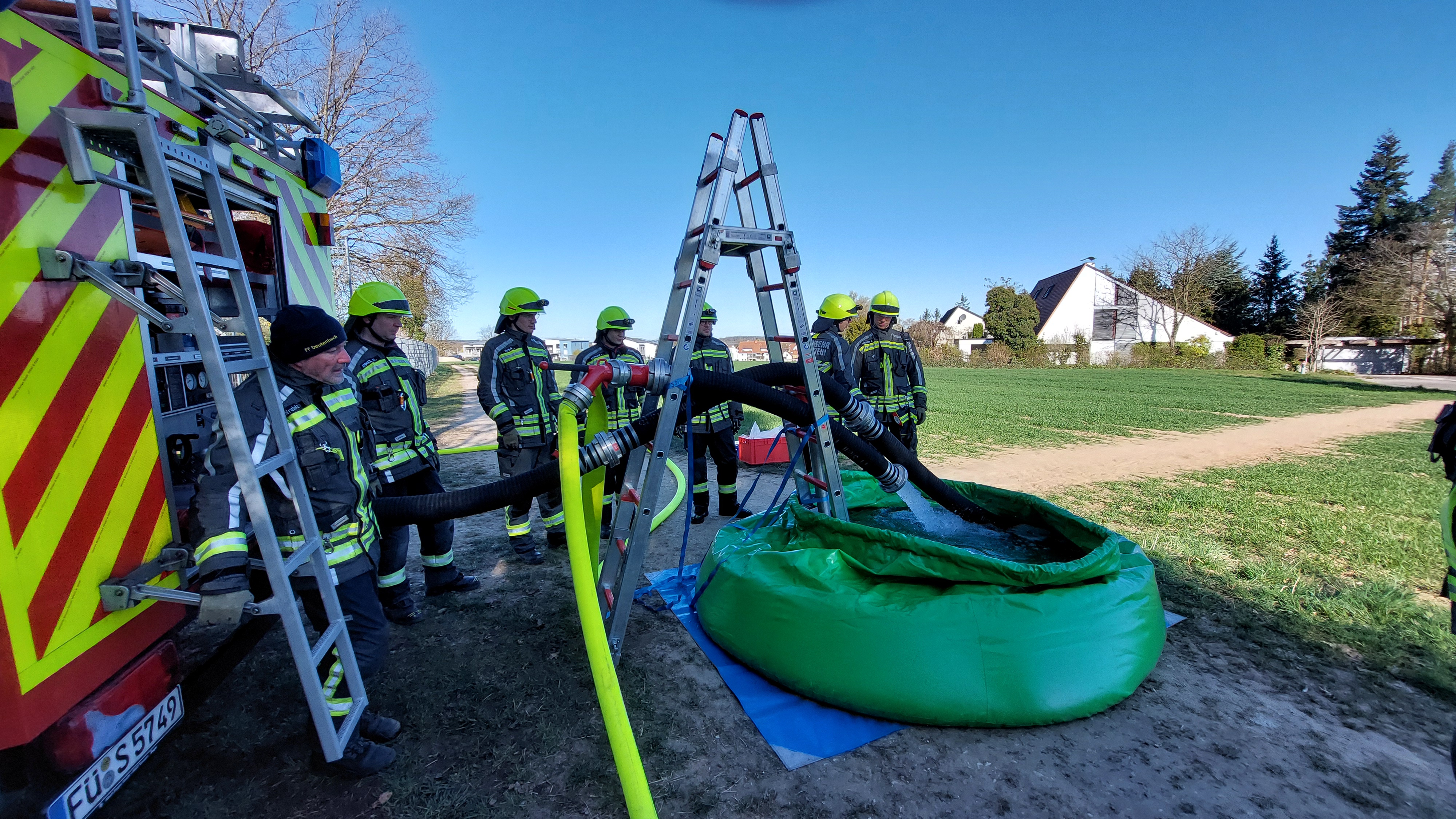 Wasserübergabestelle Vegetationsbrand